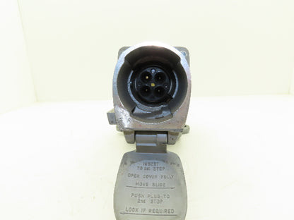 Appleton CESD-6034 Explosion-Proof Locking Receptacle 30/60A 240/480V 3PH 3W 4P
