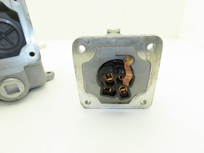 Appleton CESD-6034 Explosion-Proof Locking Receptacle 30/60A 240/480V 3PH 3W 4P