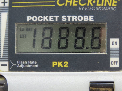 Check-Line PK2 Pocket Strobe Light Case Works Poor Battery and Charger