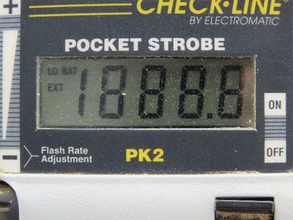Check-Line PK2 Pocket Strobe Light Case Works Poor Battery and Charger