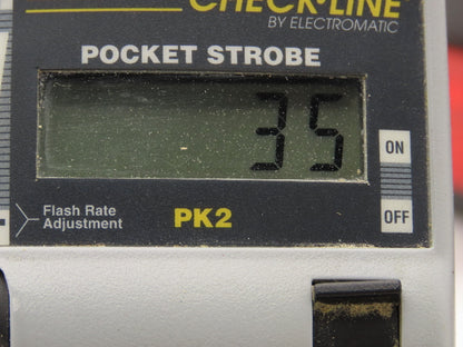 Check-Line PK2 Pocket Strobe Light Case Works Poor Battery and Charger