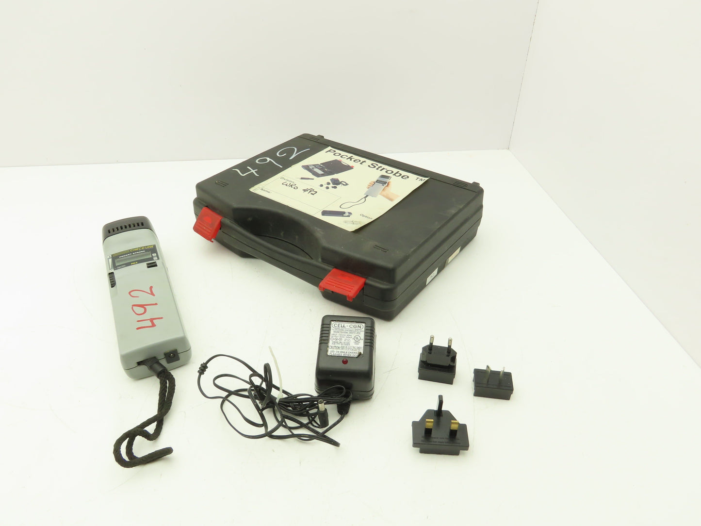 Check-Line PK2 Pocket Strobe Light Case Works Poor Battery and Charger