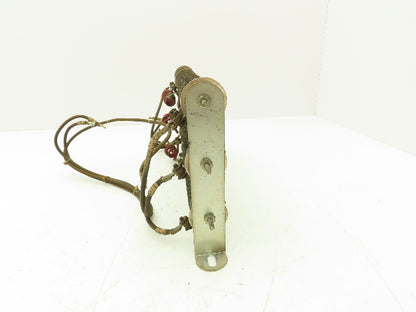 D50 Ceramic Rib Wound Resistor 50 Ohm 11.5" Set of 3 Chassis Mount Assy
