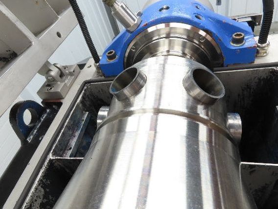 Kubco KHV-5600-VFD Centrifuge 14" Bowl 36" Long 10" Drum Ink Shot Separator