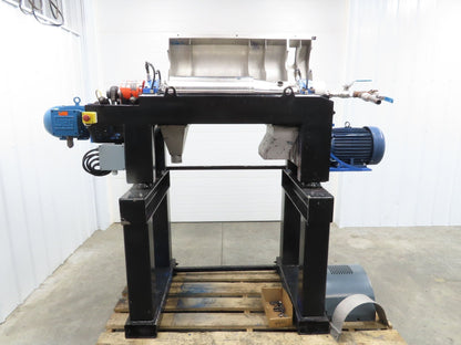 Kubco KHV-5600-VFD Centrifuge 14" Bowl 36" Long 10" Drum Ink Shot Separator