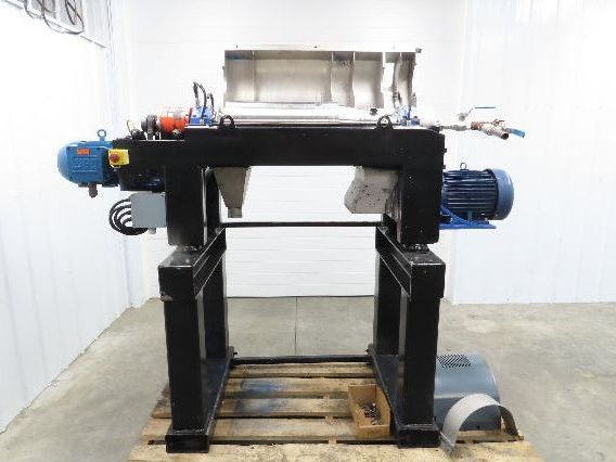 Kubco KHV-5600-VFD Centrifuge 14" Bowl 36" Long 10" Drum Ink Shot Separator