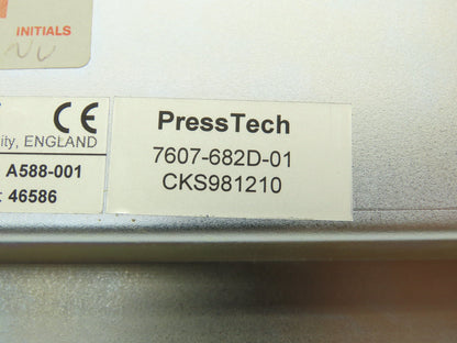 PressTech A588-001 7607-682D-01 CKS981210 Autotron Control Panel