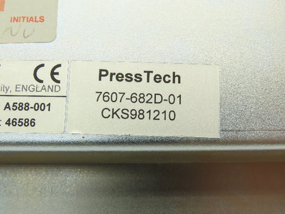 PressTech A588-001 7607-682D-01 CKS981210 Autotron Control Panel