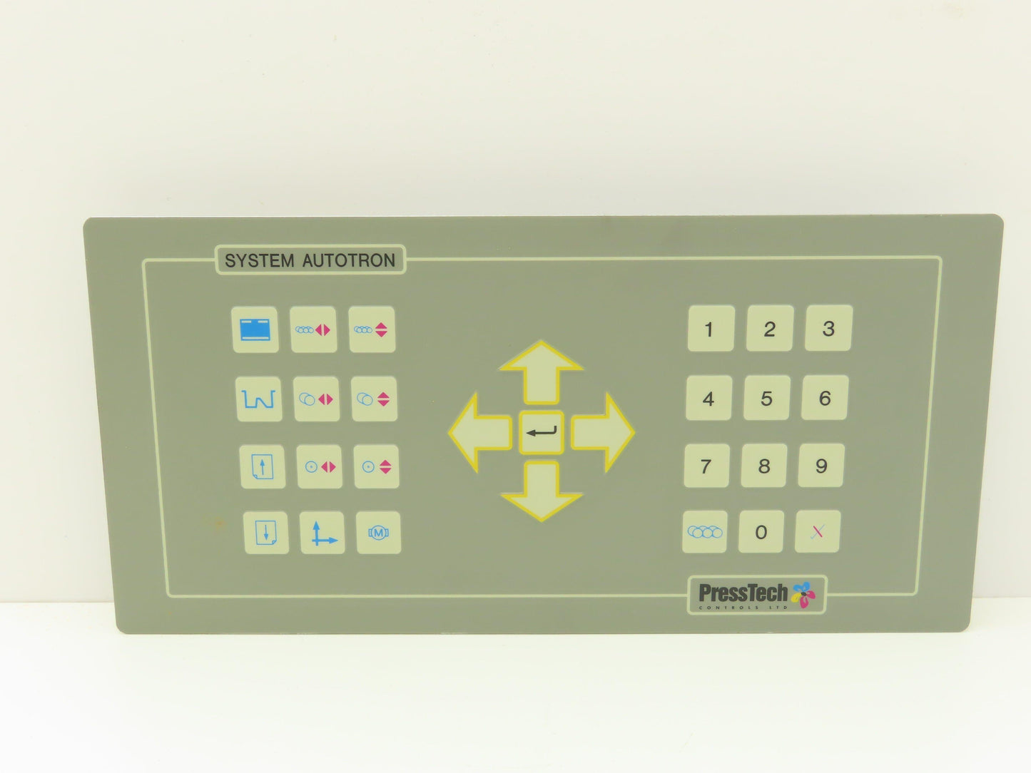 PressTech A588-001 7607-682D-01 CKS981210 Autotron Control Panel