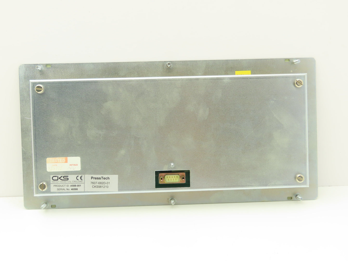 PressTech A588-001 7607-682D-01 CKS981210 Autotron Control Panel