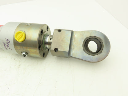 Hanchen Round Hydraulic Cylinder 60mm Bore 360mm Stroke Pivot Mount 1740 PSI