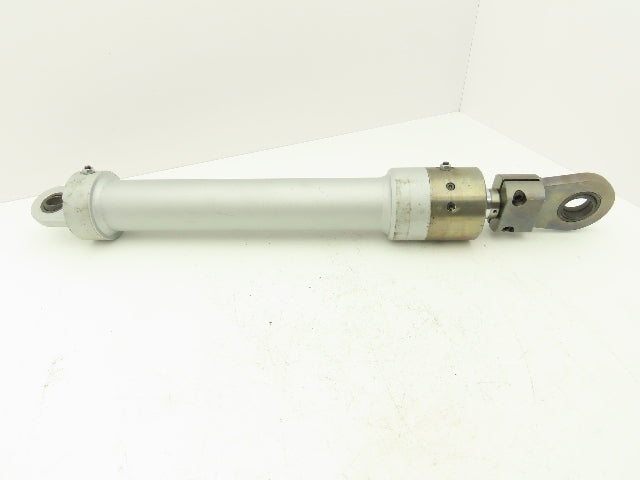 Hanchen Round Hydraulic Cylinder 60mm Bore 360mm Stroke Pivot Mount 1740 PSI