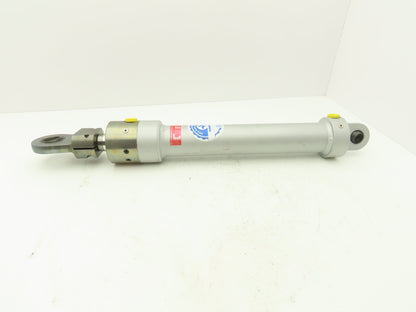 Hanchen Round Hydraulic Cylinder 60mm Bore 360mm Stroke Pivot Mount 1740 PSI