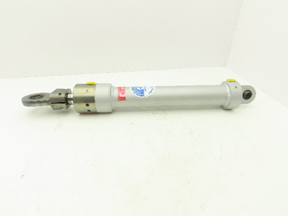 Hanchen Round Hydraulic Cylinder 60mm Bore 360mm Stroke Pivot Mount 1740 PSI