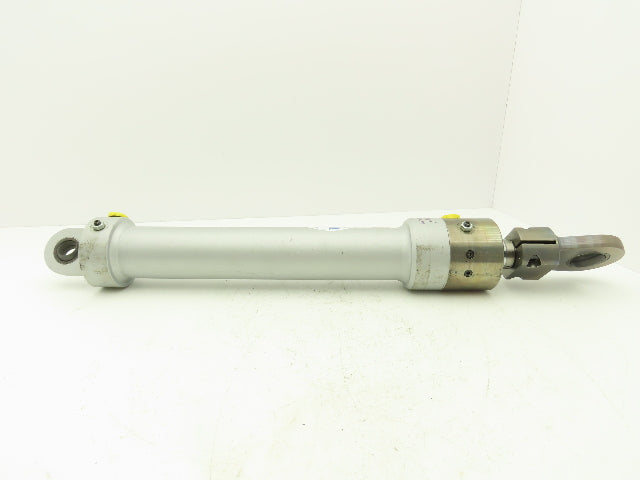 Hanchen Round Hydraulic Cylinder 60mm Bore 360mm Stroke Pivot Mount 1740 PSI