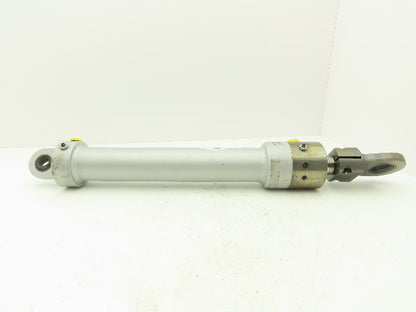 Hanchen Round Hydraulic Cylinder 60mm Bore 360mm Stroke Pivot Mount 1740 PSI