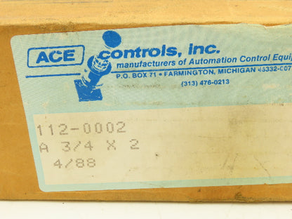 Ace A 3/4 X2 Adjustable Damping Shock Absorber