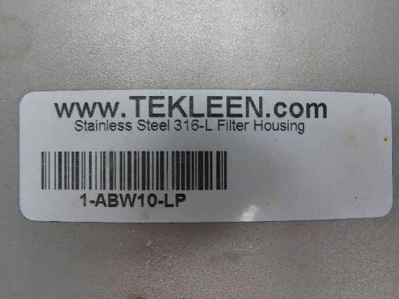 Tekleen ABW10-LP Automatic Back Wash Filter ABW 2630 GPM 100 MIC 10" Flange