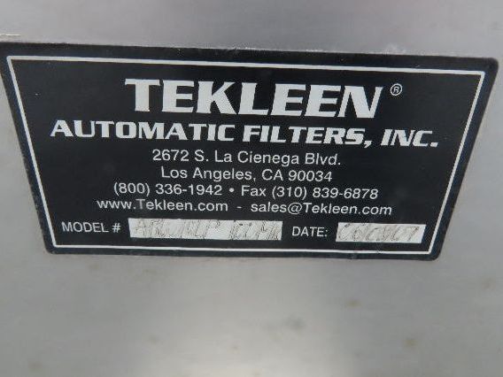 Tekleen ABW10-LP Automatic Back Wash Filter ABW 2630 GPM 100 MIC 10" Flange