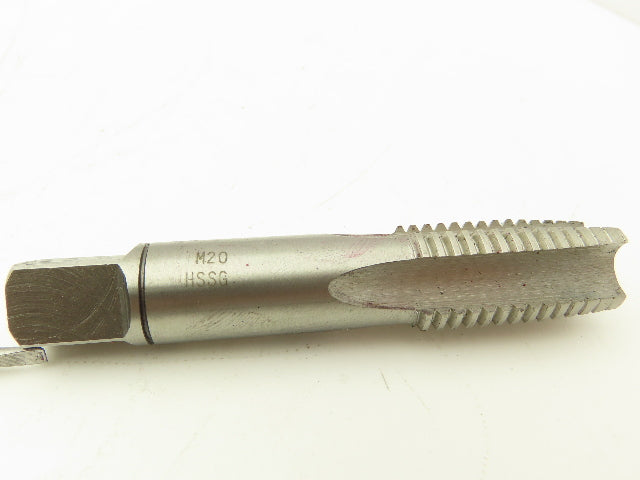 Garant M20-2.5 Tap RH 4-Flute 3-Stage Taper Second Plug HSS Set of 3