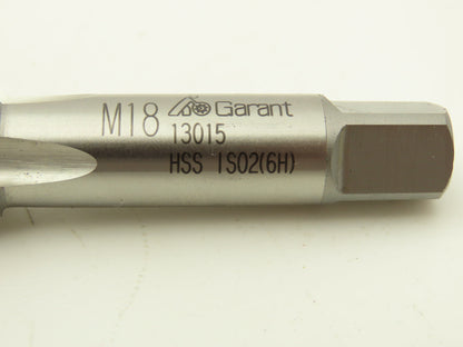 Garant M18-2.5 Tap RH 4-Flute 3-Stage Taper Second Plug HSS Set of 3