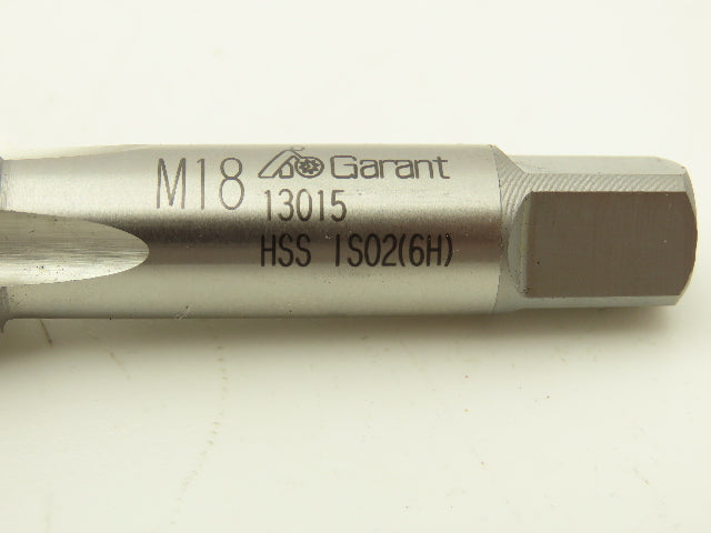 Garant M18-2.5 Tap RH 4-Flute 3-Stage Taper Second Plug HSS Set of 3