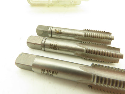 Garant M16-2.0 Tap RH 4-Flute 3-Stage Taper Second Plug HSS Set of 3