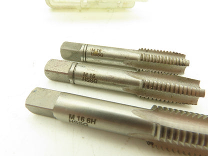 Garant M16-2.0 Tap RH 4-Flute 3-Stage Taper Second Plug HSS Set of 3