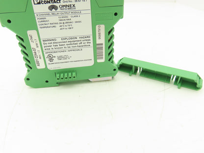 Phoenix Contact RAD-OUT-8D-REL 8 Channel Relay Output Module Rev 1.2 | S/W 1.7