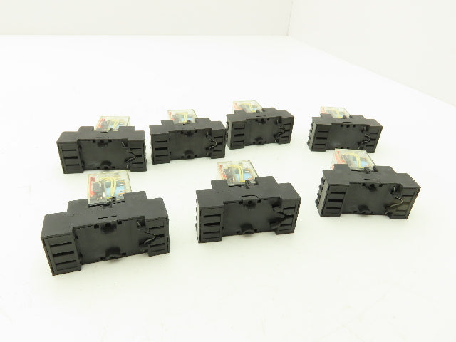 Omron MY4 21Y2Y1 Relay 24VDC Coil 250VAC/30VDC 5A | A-B 700-HN Base | Lot of 7