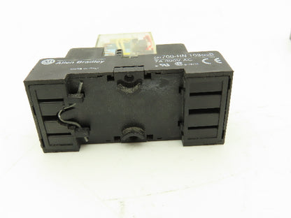 Omron MY4 21Y2Y1 Relay 24VDC Coil 250VAC/30VDC 5A | A-B 700-HN Base | Lot of 7