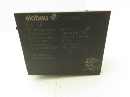 elobau 462 082 Safety Relay 24V AC/DC 300mA Coil 250VAC 8A/30VDC 5A 190W