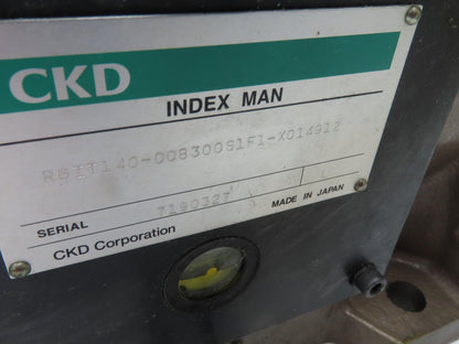 CKD RGIT140-008300S1F1 Rotary Indexer Table 8-Stop 300° 230V 3PH 40:1 Drive
