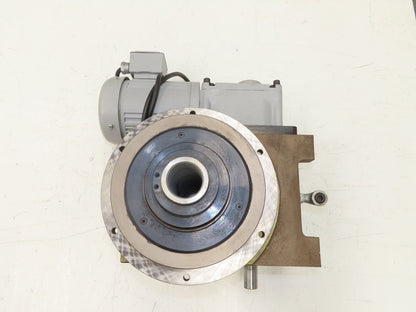 CKD RGIT110-004300S1F1 Rotary Indexer Table 4-Stop w/Torque Limiter 230V 30:1