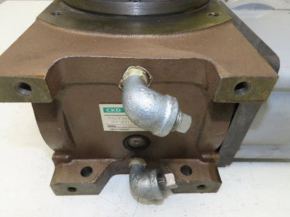 CKD RGIT080-004300S1F1 Rotary Indexer Table 4-Stop w/Torque Limiter 230V 30:1