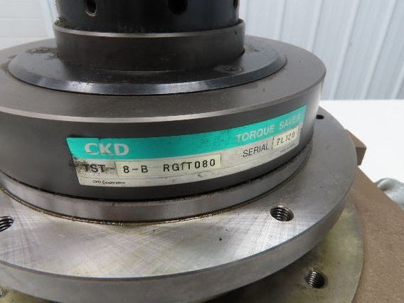 CKD RGIT080-004300S1F1 Rotary Indexer Table 4-Stop w/Torque Limiter 230V 30:1