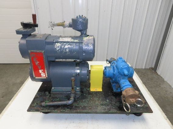 Blackmer XL1.5A 1.5" Sliding Vane Pump Reeves Variable Speed Drive .5Hp 230/460V
