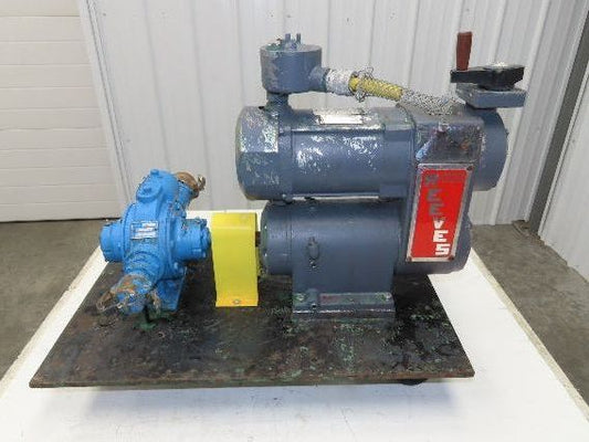 Blackmer XL1.5A 1.5" Sliding Vane Pump Reeves Variable Speed Drive .5Hp 230/460V