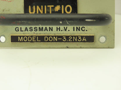 Glassman HV DON-3.2N3A Power Supply Output Control Module 0.6 MDL 3 Amp 4VDC