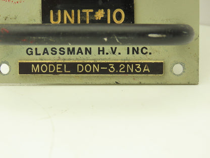 Glassman HV DON-3.2N3A Power Supply Output Control Module 0.6 MDL 3 Amp 4VDC