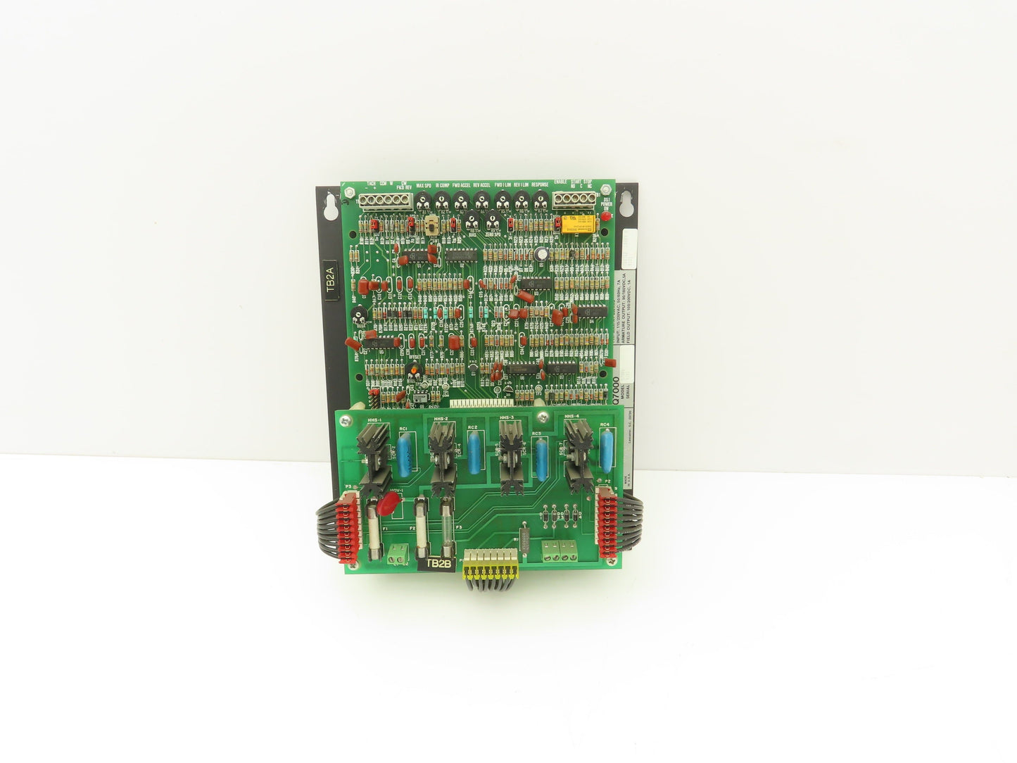 Warner Electric Q7006 DC Motor Drive 1HP 90/180VDC 5A Arm. | 100/200VDC 1A Field