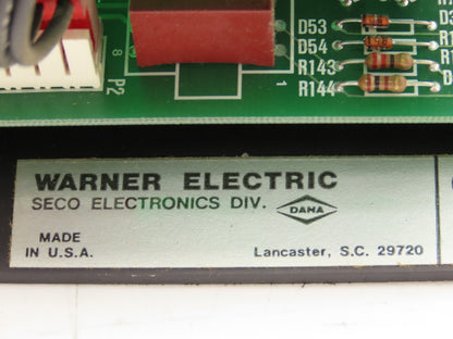 Warner Electric Q7006 DC Motor Drive 1HP 90/180VDC 5A Arm. | 100/200VDC 1A Field