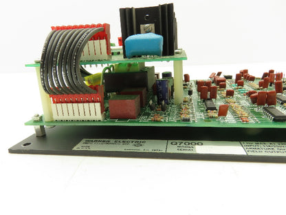 Warner Electric Q7006 DC Motor Drive 1HP 90/180VDC 5A Arm. | 100/200VDC 1A Field