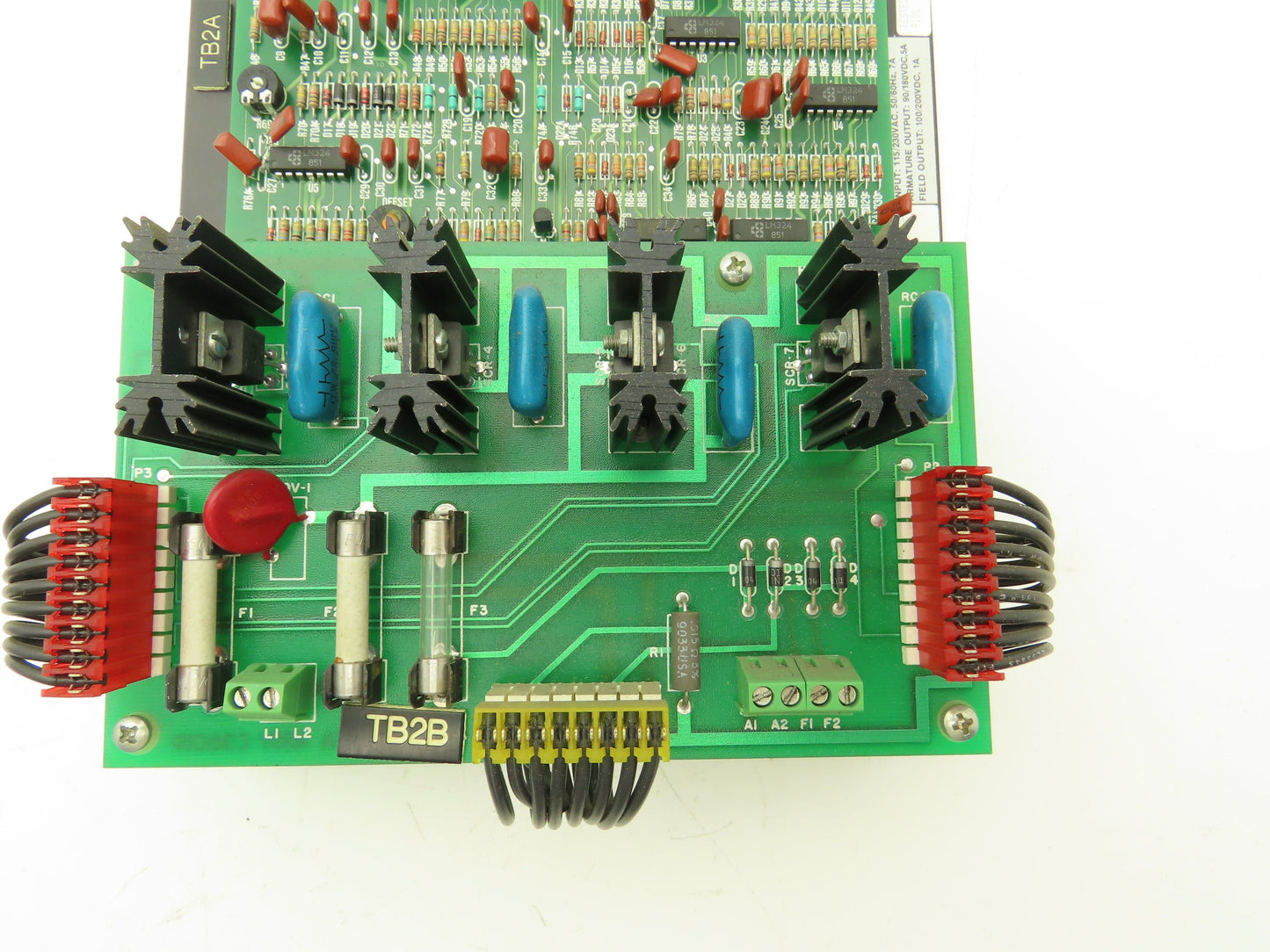 Warner Electric Q7006 DC Motor Drive 1HP 90/180VDC 5A Arm. | 100/200VDC 1A Field