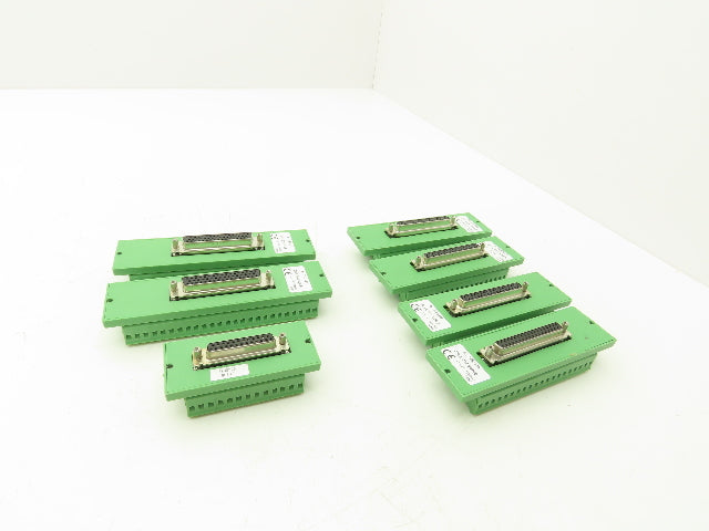 Phoenix Contact Terminal to D-SUB Connector 50-Pin 37-Pin 25-Pin Mixed Lot of 7