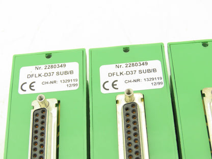 Phoenix Contact Terminal to D-SUB Connector 50-Pin 37-Pin 25-Pin Mixed Lot of 7