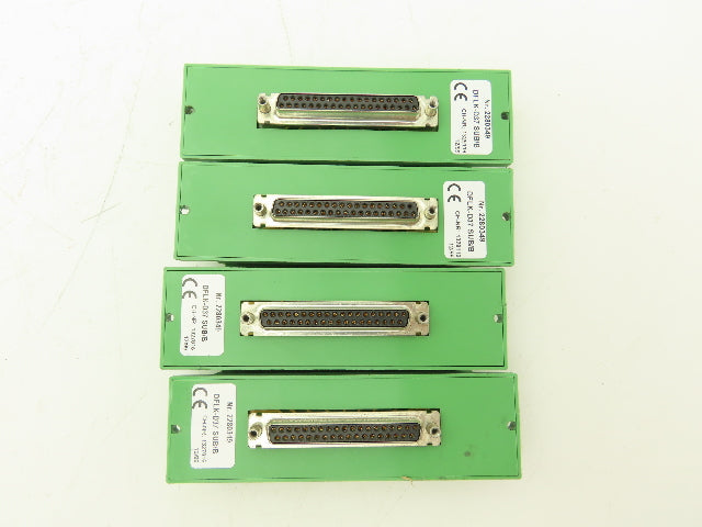 Phoenix Contact Terminal to D-SUB Connector 50-Pin 37-Pin 25-Pin Mixed Lot of 7