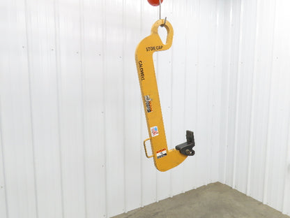 Caldwell 80HS-5-7.5/29 Dixon Coil Lifting Hook with Pivoting Wedge 5-Ton 10000Lb