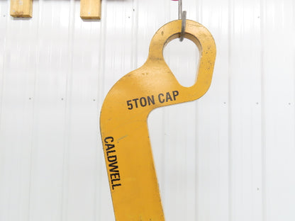 Caldwell 80HS-5-7.5/29 Dixon Coil Lifting Hook with Pivoting Wedge 5-Ton 10000Lb
