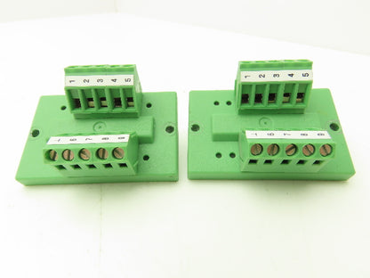 Phoenix Contact DFLK-D9 SUB/B Terminal to D-SUB Connector 9-Pin Lot of 2